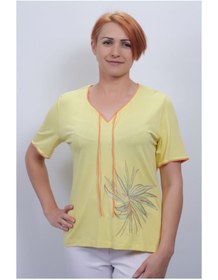 Resim Sude Kadın Kagi Penye Bluz 2114 