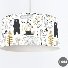 Resim instababyrooms Çocuk Odası Dijital Baskılı Dekoratif Sarkıt Avize Model 1444 