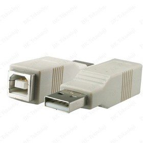 Resim USB 2.0 A Erkek to USB-B Dişi Dönüştürücü Adaptör 