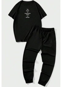 Resim Unisex The Power 2'li Eşofman Takımı Siyah 