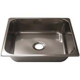 Resim Dikdörtgen Evye. Paslanmaz Krom Lavabo. Tekne Karavan Evyesi 10cm 