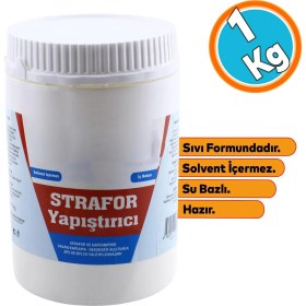 Resim Nzb Kartonpiyer Eps Xps Yalıtım Levha Strafor Yapıştırıcısı 1 kg Sıvı Hazır Tutkal Su Bazlı Beyaz 1000 gr 