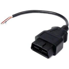 Resim Streak ELM 327 Obd2 16 Pin Erkek Bağlantı Açma Kablosu Araç Arıza Tespit Cihazı 