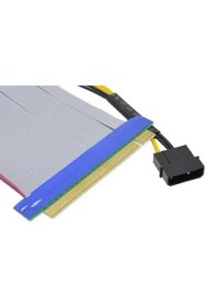 Resim Platoon Molexli Riser 16X To 16X Uzatma Güç Destekli Pcıe 16X Yükseltme K 