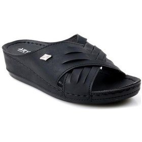 Resim Aryan D.r Tavsiyeli Ortapedik 09-889 Kadın Terlik Siyah 