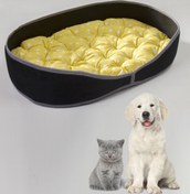 Resim Bundera Suzi Tüy - Leke Tutmaz Siyah Küçük Irk Köpek Yatağı 