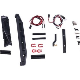 Resim Traxxas Trx4 Axial Scx10 Iı 90046 1/10 Rc Araba İçin Işıklı Tampon 