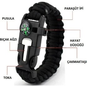 Resim Başbuğ Pazarlama Çok Amaçlı Hayatta Kalma Bilekliği 