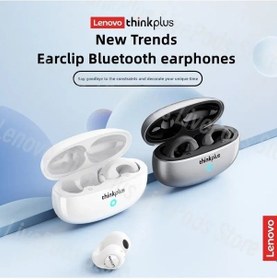 Resim Treasures Yeni Lenovo Xt83ii Kablosuz Kulaklıklar, Bluetooth Earclip Tasarım, 250mah Batarya, 10m Max. Mesafe, Su Geçirmez, Mikrofonlu, True Wireless 