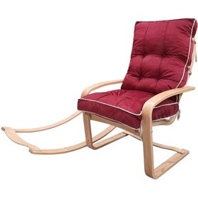 Resim Mobildecoaş Mobildeco Şehzade Ahşap Sallanan Sandalye Ve Dinlenme Koltuğu Çif (545248381) Ahşap 