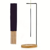 Resim Japonca Demir Sanat Bambu Tabanlı Kül Tablası + 20 Japon Kiraz Çiçeği Kokulu Kül Çubuğu Yoga Meditasyon Dinlenme Okuma Odası Alan Ev Ofis Masaüstü Dekorasyon Tatil Hediyesi Gif 