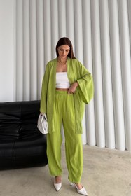 Resim R-Style KİMONO ŞALVAR PANTOLON TAKIM 