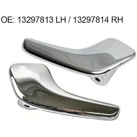 Resim Dashanshop 2 Adet Vauxhall Opel Corsa D 2006-2014 Kapı Kolu Dayanıklı Plastik Çizilmeye Dayanıklı Kolay Montaj 