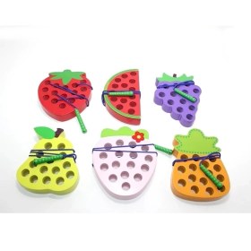 Resim Ponna Buğz Eğitici Ip Geçirme Oyunu 93-1450 