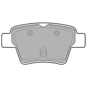 Resim Citroen C4 I Sedan 1.6 16V 2006-2011 Delphi Arka Fren Balatası N11.19522 