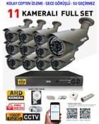 Resim Ids - 11 Kameralı 1080P Fullhd 5Mp Sony Lensli Kamera Seti - 2073 