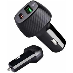 Resim Type-c Girişli Araba Çakmaklık Şarj Cihazı 38w Oto Çakmaklık 02727962 