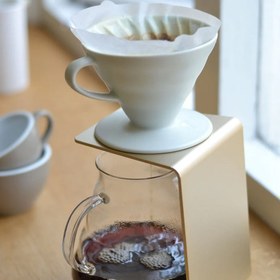 Resim V60 02 Seramik Dripper Kahve Demleme Ekipmanı - Siyah 