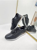 Resim Allyup Günlük Erkek Ayakkabı İçi Dışı Hakiki Deri Casual Lastik Bağcıklı Beyaz Tabanlı Comfort Sneaker 5040 