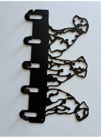 Resim Fbt Askilik Dekoratif Banyo Havlu Askiligi Cok Amacli Askilik Siyah 