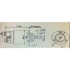 Resim 2339305018 Bosch 12V Marş Otomatiği Partner Berlıngo 2.0 Hdı 