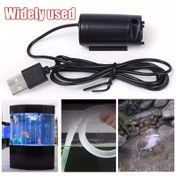 Resim 1 adet USB Mikro Submersible Mini Düşük Gürültülü Su Pompası 3-5V Akvaryumlarda, Balık Tanklarında, Göletlerde, Çeşmelerde ve Hidroponiklerde - Yüksek Verimli, Dayanıklı Plastik, Beyaz ve Kırmızı Etiketlerle, Akvaryum Su Pompası 