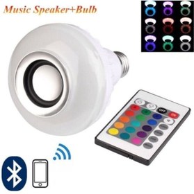 Resim Adista Bluetooth Hoparlörlü Akıllı Led Ampül Renkli 