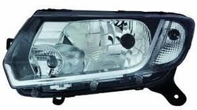 Resim Dacia Logan Sandero 2013- Sonrası - SOL Far | Ayfar 404515 | Manuel Ayarlı H7-H1 