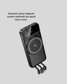 Resim Ceylan Adam 10000 Mah Kablosuz Hızlı Şarj Destekli Powerbank 15w, Pd20w, Type-c Girişli Çok Renkli 