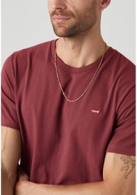 Resim Levi's Erkek Bisiklet Yaka Bordo T-shirt - 008bt-0002 Bordo 