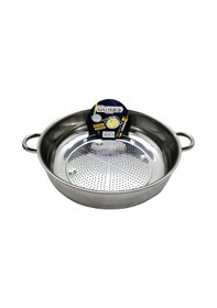 Resim No-3 - 30cm Basık Süzek Metal Süzgeç 