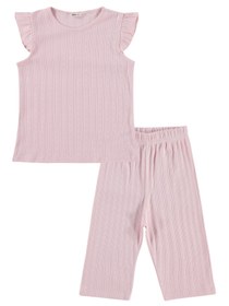 Resim Civil Girls Kaprili 6-9 Yaş Pijama Takımı - Pembe - Pembe / 7-8 Yaş 