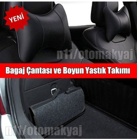 Resim Ford C-Max Bagaj Çantası Lüks Koltuk Başlığı Siyah 