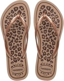 Resim Havaianas Slim Animals Kadın Pembe Terlik 