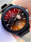 Resim Quantum Galatasaray Lisanslı İç Fonksiyonları Aktif 3 Atm Silikon Kordon Taraftar Kol Saat 1905.681 Siyah 