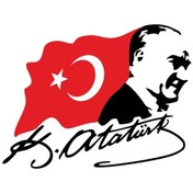 Resim Mustafa Kemal Atatürk Gazi Başbuğ Ve Türk Bayrağı Sticker 00388 