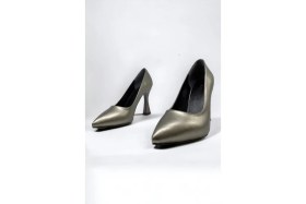 Resim Massima 9532 Platin Stiletto Kadın Ayakkabı 