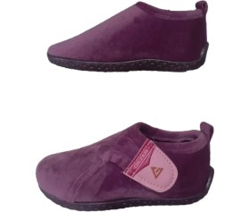 Resim Gezer Kız Çocuk Mor Ev Içi Okul Kreş Peluş Ultra Hafif Panduf GZERR56-007 