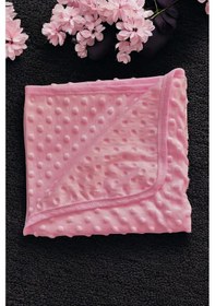 Resim Vavbaby Nohut Bebek Battaniyesi Yumuşak Tek Kat Mevsimlik Pembe Pembe 