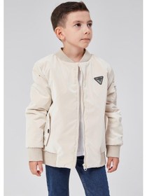Resim Benitto Kids Benittokids Erkek Çocuk Bomber Ceket 51319 Bej 