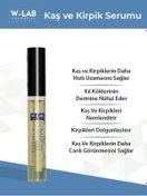 Resim W-Lab Cosmetics Kaş Kirpik Serumu 10 ML 