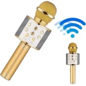 Resim Techno Stock Bluetooth Hoparlör Usb Aux Sd Kart Kaoroke Mikrofon Uzun Pil Ömrü 