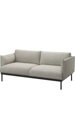 Resim IKEA Gri Şık Kanepe - 2'li Kanepe 