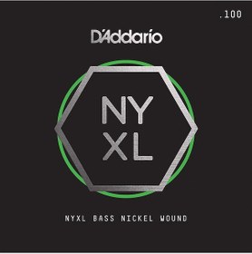 Resim D'addario Nyxl Bass Nickel Wound Singles .100 - Nyxlb100 Bas Gita 