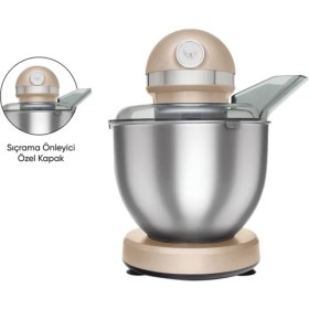 Resim Karaca Mastermaid Chef Stand Mikser Iconic Beige 1500W 5 Lt 