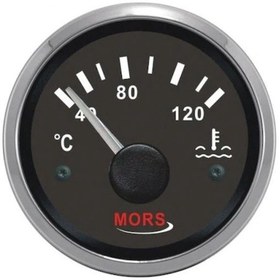 Resim Mors Hararet 12-24V Çap 55Mm Göstergesi Siyah 
