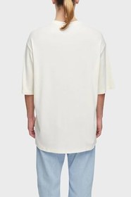 Resim Les Benjamins Oversize Bisiklet Yaka% 100 Pamuk T Shirt Erkek T SHİRT LB21SSCORMUOT 