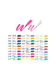 Resim Pentel Arts Brush Sign Pen Twin 30'lu Fırça Uçlu Kalem Set / Sesw 