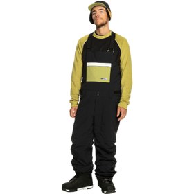 Resim Quiksilver Fly High Bib Erkek Siyah Snowboard Pantolonu 