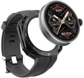 Resim Torima GS3 Cyber Flicker Case Tam Dokunmatik BT Çağrı Özellikli Akıllı Saat 